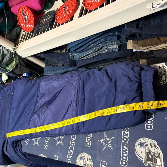 Extreme Limit Navy Blue Insulated Snow Bib Overalls - Picture 6 of 9